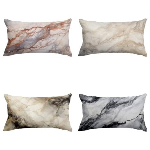 Housse de coussin canapé hydrofuge 50x75cm imprimée soie CEVAN - 2