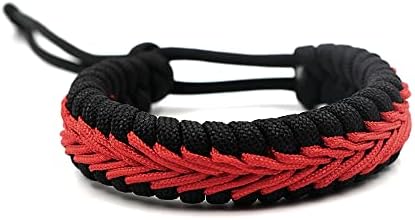 YOUGLE Paracord Survival Bracelet Adjustable 550lb Parachute Bracelet Tactical Bracelet for Men Women Handmade Straps for Hiking, Camping, Fishing and Outdoor Activities (C#1 Pack)