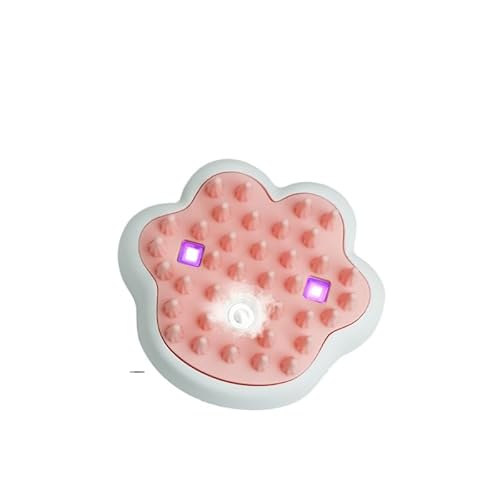 ペット用ブラシ 噴霧式 犬用ブラシ 猫ブラシ 抜け毛取り USB充電式 スリッカーブラシ マッサージ 猫くし 犬くし ペットグルーミングブラシ 丸洗い可能 皮膚に優しいブラシ 猫犬通用 (pink)