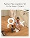 eufy Security Indoor Cam S350 Dual Kameras 4K UHD Indoor Sicherheitskamera mit 8×Zoom und 360° PTZ, ideal für Babyphone/Haustierkamera/Hu... Mensch/Haustier AI, Dual-Band Wi-Fi 6