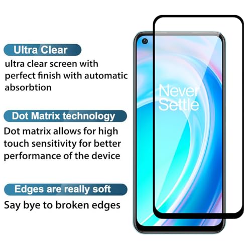 Image of POPIO Military-Grade Gorilla Tempered Glass For OnePlus Nord CE 2 Lite 5G | 9H Hardness, Edge-to-Edge, Bubble-Free
