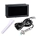 PRETYZOOM Blue Industrial Tachometer Digital Display Tachometer Gauge Hall Proximity Sensor