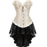 Corsagenkleid corset vollbrust corsage korsett dame kleid röcke oder jede andere Art von Strumpfhosen sind perfekt für ein Oberteil. Der vordere Haken und die röckengurte, der minimalistische Stil der frischen Farben machen Sie corset und passend für jeden Anlass. Unser Vollbrustkorsett passt sich jeder Körperform an