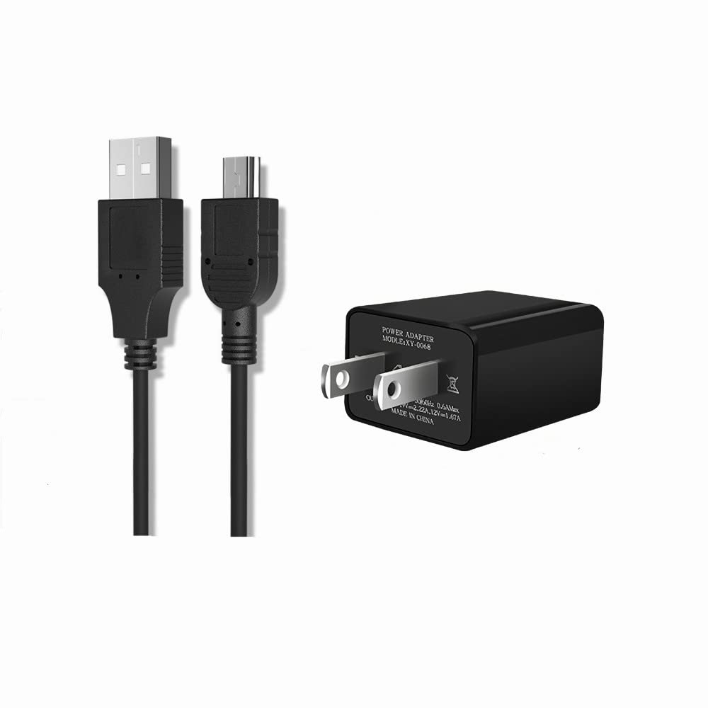 AC Power Charger & Cable Work for Texas Instruments TI-Nspire, TI Nspire CX, TI Nspire CX CAS, TI Touchpads, TI 84 Plus C, TI 84 Plus C Silver Edition (3.3ft/ cable+adapter)