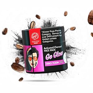 Super Smelly Go Glow Activated Charcoal Cream Face Pack For Bright & Glowing Skin | No Paraben, Sulphate, Chemicals – 70…