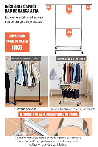 Recopilación de Rack para Ropa Desarmable los 10 mejores. 18 Rack para Ropa Desarmable marca TECHVIDA (3)