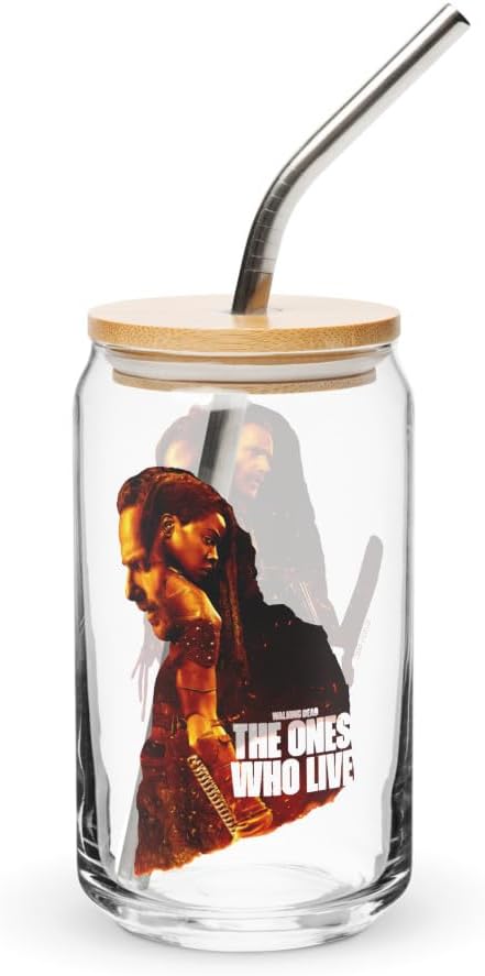 The Walking Dead: The Ones Who Live Michonne Can Shaped Glass - Officially Licensed
