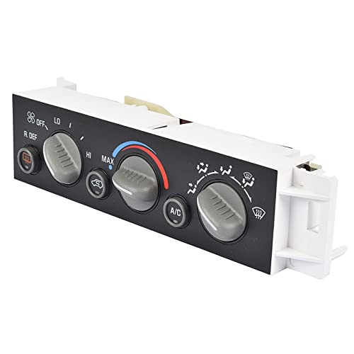 599-006 AC Heater Climate Control Panel with Rear Defogger Replacement for 1996-2000 Chevy Cadillac and GMC – Escalade C1500 C2500 Suburban K1500 K2500 Tahoe Yukon 9378805 16231165