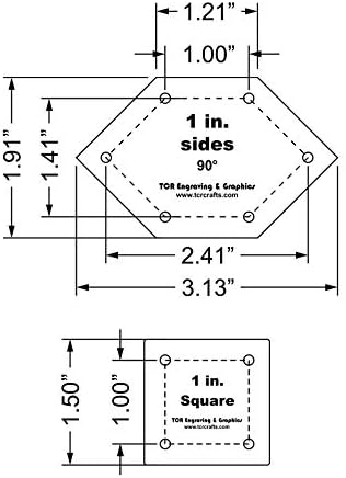 Miniatura 3 de Patchwork of the Crosses - Plantillas de juego de 2 piezas, 1/8 de pulgada de grosor