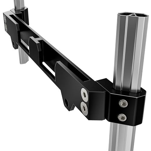 Tool Rail Mount Compatible with Milwaukee Packout – Heavy-Duty Front & Side Bracket for Milwaukee Packout Rail Mount System – Fits Milwaukee Packout Accessories, Organizers, and Attachments - Black