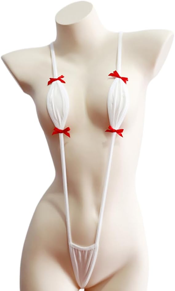 Extreme Micro Swimsuit Sexy One Piece Swimwear Women Slingshot Monokini Bikini Lingerie