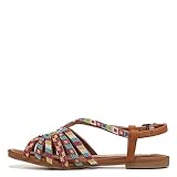 ZODIAC Womens Misha Strappy Sandal, Multicolor, 8 US