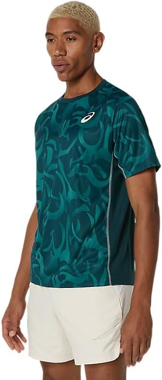 ASICS Men's Game Short Sleeve TOP Tennis Apparel