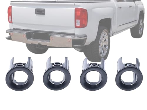 Auto Parts Avenue APA Replacement Rear Parking Sensor Bezel for 2014 2015 2016 2017 2018 2019 Silverado Sierra 1500 2500 3500 Inner = Outer 23276807