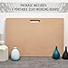 Portable Clay Wedging Board Clay Board with Built in Handle Wooden Mat Mud Board for Clay Crafts Arts Making, 12 x 18 Inch (1 Piece)