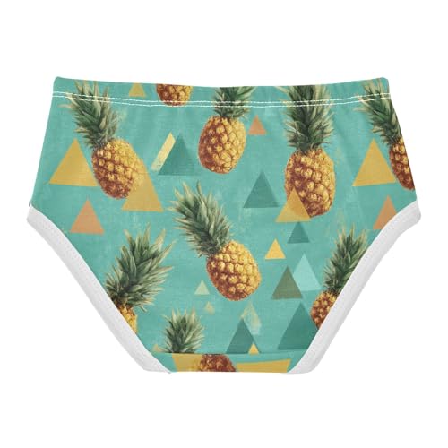 Wusikd Pineapple Triangle Girls' Underwear Cotton Girls Briefs Soft Toddler Underwear 2T2