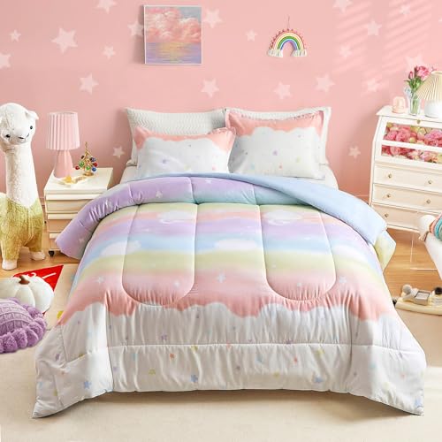 Joyreap 3Pcs Cotton Comforter Set For Girls cover