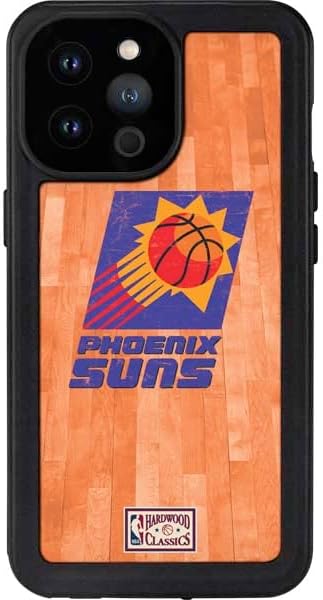 Skinit Waterproof Phone Case Compatible with iPhone 14 Pro Max - Officially Licensed NBA Phoenix Suns Hardwood Classics Design