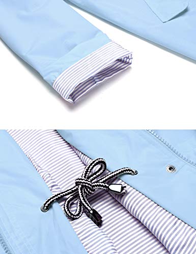 image for LOMON Windbreaker Packable Outdoor Hooded Rain Jacket Lightweight Wate