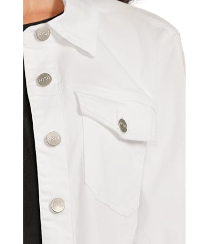 NYDJ Women's Frayed Hem Denim Jacket4