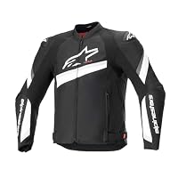 Alpinestars T-GP PLUS R V4 BLACK WHITE S MOTORCYCLE TEXTILE JACKET – Ansicht 1