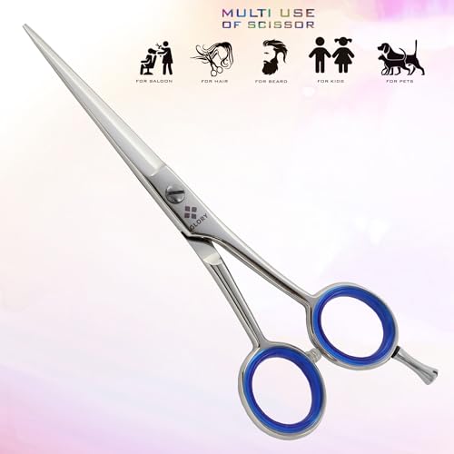 GLORY Professional Hair Cutting Scissors 6.5 Inches, Premium Stainless Steel Barber Scissors & Hair Shears, Razor Edge Salon Haircut Scissors for Men, Women & Kids, Ergonomic Design with Sharp Blades - Image 5
