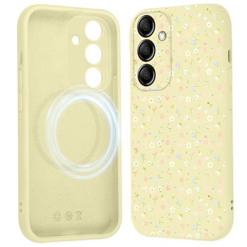 Vulfwela Samsung Galaxy A16 5G�p�T�}�[���C�P�[�X�A���I�ԕ��f�U�C���d�b�J�o�[�AMagsafe�Ή��A�����p�\�t�gTPU�ی�V�F�� Samsung A16 5G 6.7�C���`�p