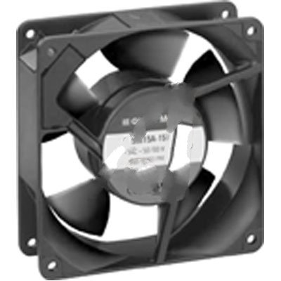 Globe Motors A47-B15A-23T1-100, Fan; AC; 230V; 120x120x38mm; Sq; 49CFM; 6.6/6W; 28dBA; 1350/1450RPM; Terminals