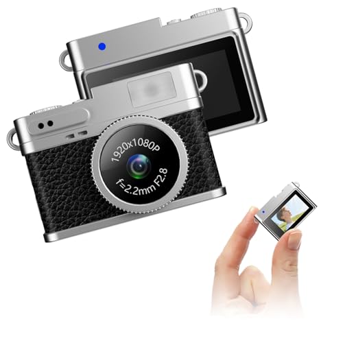 OBEST Mini appareil photo numérique rétro, appareil photo HD 12 MP, écran couleur IPS 0,96