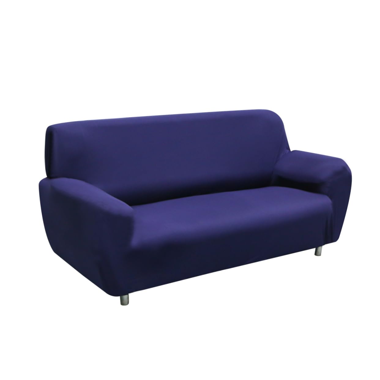 Protège taches et usure pour grand canapé avec la couverture bleu marine