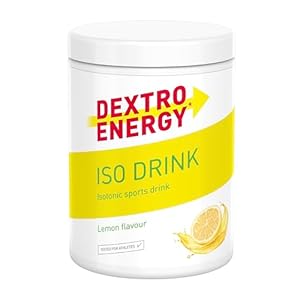 Dextro Energy, Iso Drink Elektrolyte Sport Getränkepulver, Lemon, Mit Natrium, Magnesium, Kalium, Chlorid, für schnelle Energieversorgung, 440g, 11 Portionen