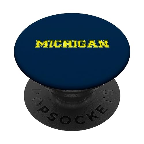 College University style Michigan Sports Gift PopSockets Adhesive PopGrip