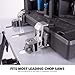 Evolution Power Tools 005-0002 Chop Saw Stand with Universal Fitting, Height Adjustable, 3M Extendable Arms & Supports Upto 225KG,Black/ Silver