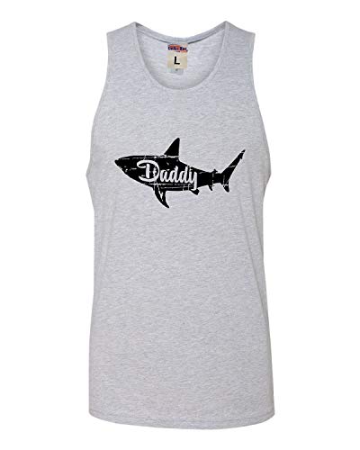 Go All Out Large Heather Grey Adult Fashion Daddy Shark
