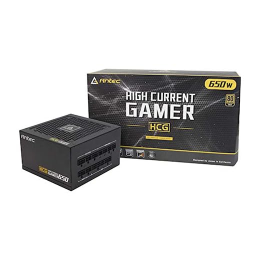 Alimentazione ATX Antec ad alta corrente Gamer Gold HCG650-650W