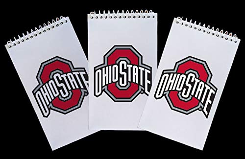 Greeting Pen Ohio State University Buckeyes Set of 3 Flip Pad 3x5 Spiral Notebooks 1743