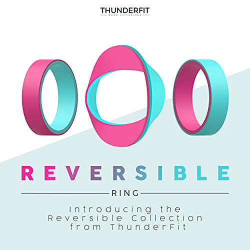 ThunderFit Unisex Silicone Wedding Rings, Reversible 6mm Wide 2mm Thick - 1/4/7 Variety Multipack2