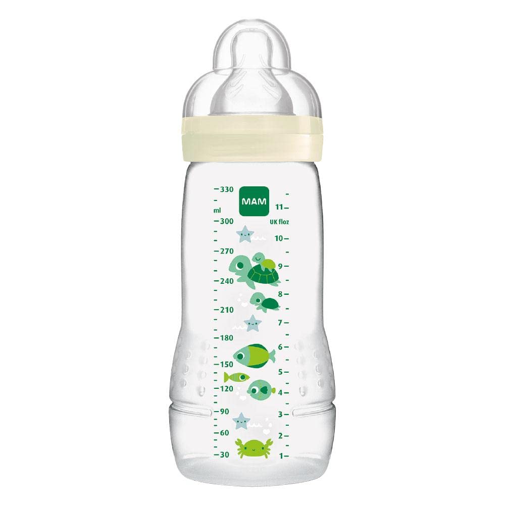 Biberon MAM Anti-Colic 320 Ml Per Bambini Da 4 Mesi - Con Tettarella In Silicone E Autosterilizzazione - Foto 6