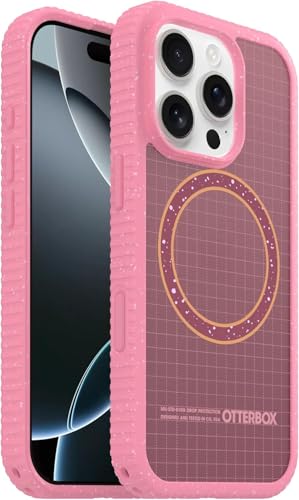 Coque iPhone 16 Pro OtterBox aimantée rose antichoc et antidérapante