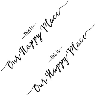 Veemoon 2 Pçs Adesivos De Decoração De Parede Em Inglês Adesivos De Letras Letras Uma Decoração Espelho Decalques Removíveis Decalques De Parede DIY Decalques De Quarto Palavras