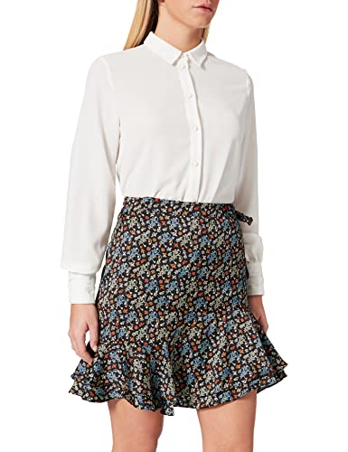 Scotch & Soda Maison Women's Printed Recycled Polyester Wrap Skirt Skirt, Combo D 0220, L