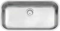 Cuba de embutir Tramontina Lavínia 56 BL em aço inox escovado 56x34 cm