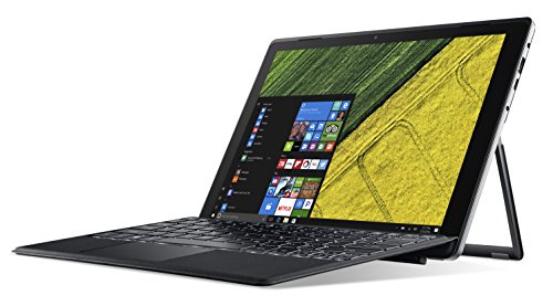 Image of acer Switch 5, 12.0 inch QHD Touch, 7th Gen Intel Core i7-7500U, 8GB LPDDR3, 512GB SSD, Active Stylus, SW512-52-77CB, Black