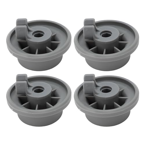 Ruedas para estante inferior de lavavajillas Neff 165314, rodillo de repuesto de plástico resistente a impactos, fácil instalación para lavavajillas Neff