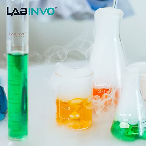 Labinvo Low Form Graduated Glass Beaker, 2Pcs Of Vol.1000Ml, 3.3 Borosilicate Glass Beaker Set, In-Bkl1000 #TOP3