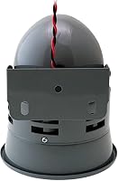 Vista 3 de Vixen Horns Alarma/Sirena Metálica Fuerte Accionada por Motor Eléctrico (Air Raid) 12V Gris VXS4006