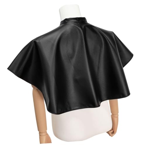 Capa para teñido de cabello 2 piezas negra impermeable miniatura 4