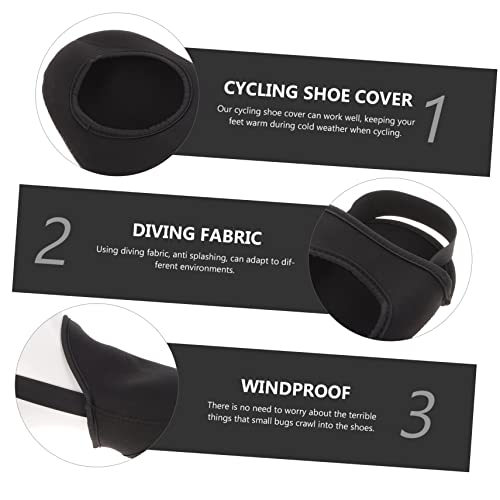Toddmomy 1 par de cubrebotines de ciclismo profesional térmicos para invierno, fundas protectoras para ciclismo al aire libre miniatura 6