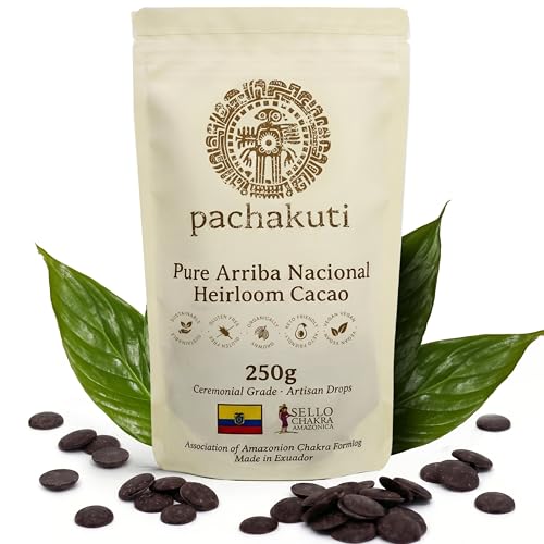 Pachakuti Ceremonial Cacao Drops - Arriba Nacional - Ecuadorian - 250g