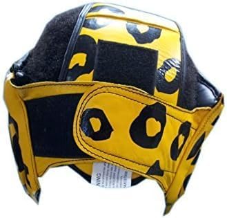 Mouse Over Image to Zoom Have one to Sell? Sell it Yourself Details About Woldorf Cheetah Head Guard in Leather with Chin Protection, Sparring MMA (Large)